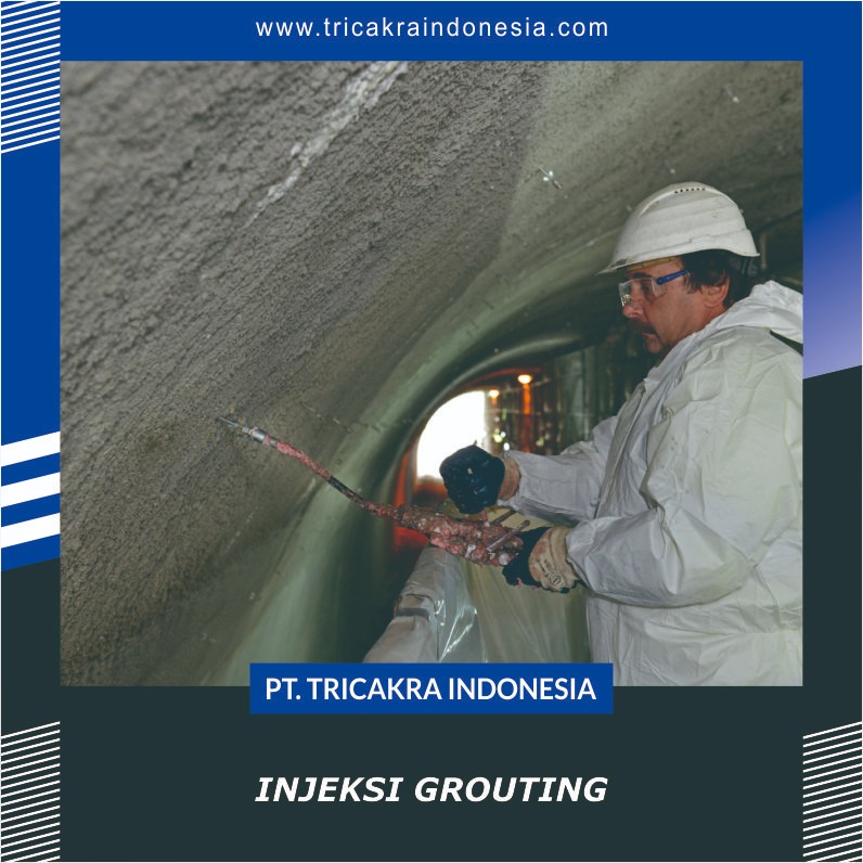 Injeksi Grouting jual lapisan pelindung, jual bahan kimia, cat, cementation, clading, dipping, distributor resmi KURITA, distributor resmi PPG, electro depotition, lacquer, lapisan chromat, lapisan fosfat, lapisan pelindung, lapisan pelindung lepas pantai, lapisan pelindung linfrastruktur, lapisan pelindung logam, lapisan pelindung metalik, lapisan pelindung non logam, lapisan pelindung non metalik, lapisan pelindung oil dan gas', lapisan pelindung petrokimia, lapisan pelindung power, materi ceramic, oksida, pasokan bahan kimia, pelapis laut, Protective and Marine Coating, protective coatings, PT. Tricakra Indonesia, rentang primer yang dapat dilas, rentang tahan panas, sertifikasi manajemen ISO, spraying, vernis