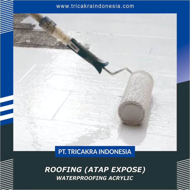 Waterproofing Acrylic jual lapisan pelindung, jual bahan kimia, cat, cementation, clading, dipping, distributor resmi KURITA, distributor resmi PPG, electro depotition, lacquer, lapisan chromat, lapisan fosfat, lapisan pelindung, lapisan pelindung lepas pantai, lapisan pelindung linfrastruktur, lapisan pelindung logam, lapisan pelindung metalik, lapisan pelindung non logam, lapisan pelindung non metalik, lapisan pelindung oil dan gas', lapisan pelindung petrokimia, lapisan pelindung power, materi ceramic, oksida, pasokan bahan kimia, pelapis laut, Protective and Marine Coating, protective coatings, PT. Tricakra Indonesia, rentang primer yang dapat dilas, rentang tahan panas, sertifikasi manajemen ISO, spraying, vernis